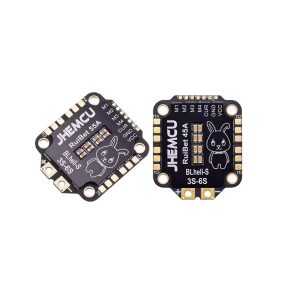 Jhemcu Ruibet 45A 55A 3-6S Dshot600 Blheli_S FourInOne ESC for FPV Drone