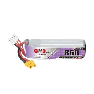 Акумулятор GNB High Energy на 850 мА·год, 3S, 11,4 В, 60C HV для квадрокоптерів FPV та моделей RC