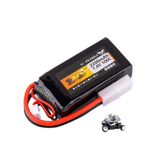 Eagle King 7.4V 2200mAh 100C Tamiya Connector 2S Lipo Battery for T3-01 Three-Wheel Motorcycle RC Models