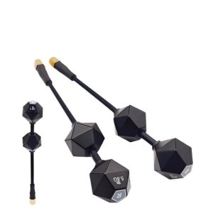 5.8Ghz Double Head Diamond Antenna Ultra High Gain 6dBi 5.2GHz 6.0GHz Polarized Anti Interference Multi Frequency FPV Receiver