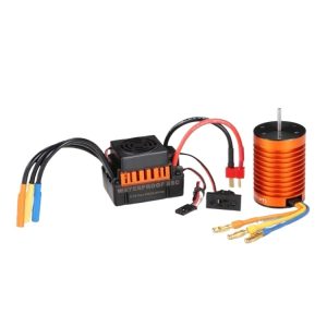 9T 4370KV Brushless Motor 60A ESC Waterproof Combo for 1/10 RC Car F540