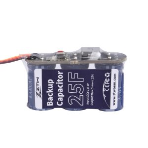 Zhongtewei Model Helicopter Backup Capacitor 25F 60F 12V for RC Aircraft Rescue