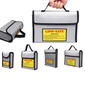 Lipo Battery Explosion Proof Bag Portable Safety Flame Retardant Fireproof Storage for 2200 16000mAh
