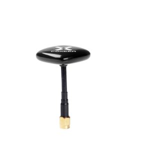 هوائي استقبال FPV مسطح طويل من Foxeer Echo 2، تردد 5.8 جيجاهرتز، مكسب 9 ديسيبل، نوع RP-SMA LHCP، لون أسود
