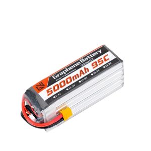 GW 22.2V 5000mAh 95C High Rate LiPo Battery for 7 8 9 inch FPV Drone