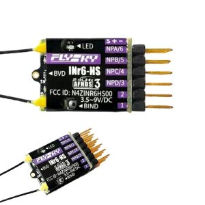 Foss INr6 HS Receiver FLYSKY Third Generation Protocol Dual Antenna For RC Models