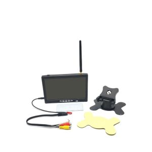 FPV Aerial 7 Inch High Brightness Snowflake Screen 1024x600 5.8G Integrated Display Single Receiver External Power Supply