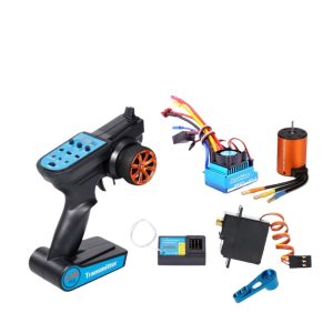 Weili 144001 Brushless ESC Motor 24G Remote Control Suit Metal Gear Rocker Arm RC Car Upgrade Parts