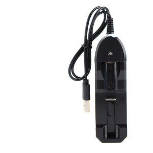 3.7V 4.2V Single Slot Lithium Battery Charger for 18650 Strong Flashlight Miner Lamp