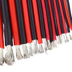 Extra Soft High Temperature Resistant Silicone Power Cord for Model Aircraft ESC 8AWG to 18AWG