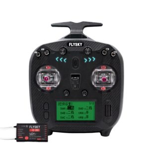 Flysky FS-ST8 8-Way Remote Control Transmitter with SR8A Receiver for RC Aircraft FPV Models