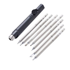 SH72 Portable Electric Soldering Iron DC 12-24V Non-Slip Handle Mini Electric Soldering Station Constant Temperature 220-400 C