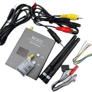 New 40 Frequency 200MW 5.8G FPV Video Transmitter Receiver RC832 TS5823 Combo