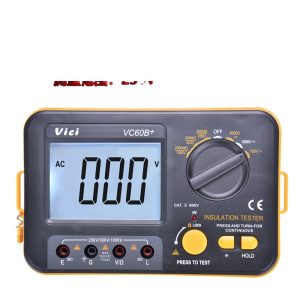 Genuine Vichte Digital Megohmmeter VC60B Insulation Resistance Tester High Precision Shaker Buzzer Alarm
