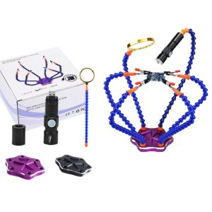 Seven Claw Multifunctional Aluminum Alloy Welding Station FPV Aircraft Model Maintenance Workbench
