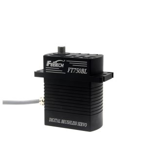 Feite 24V 750kg Brushless Motor All Aluminum Shell Steel Gear 180 Degree Magnetic Coding Industrial Digital Servo FT-750B-C001