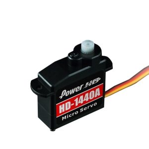 Микросервопривод Power HD 1440A весом 0,8 кг и усилием 4,4 г для моделей RC с разъемами Futaba и JR