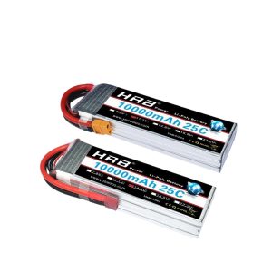 HRB 10000mAh 25C LiPo Battery 2S 3S 4S 5S 6S for RC Models Drones