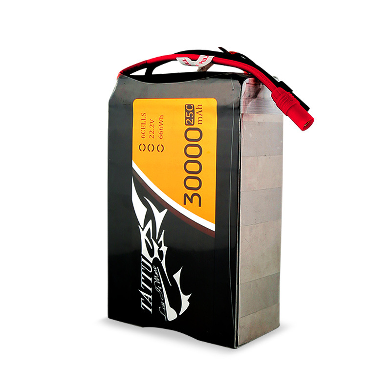 TATTU 30000mAh High Capacity 22.2V 6S 5C LiPo Battery XT90S F for Plant Protection Mapping Security UAV Drone - Image 3
