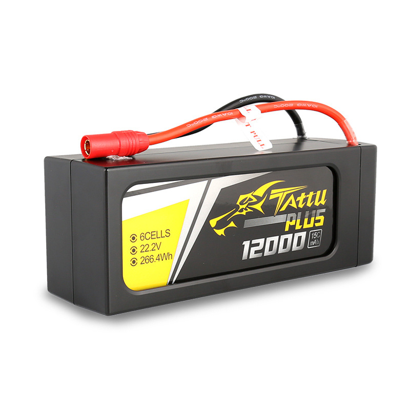 Tattu 12000mAh 6S 22.8V 15C Smart Lipo Battery with AS150 XT150 Plugs for Plant Protection Mapping Security Drones - Image 2