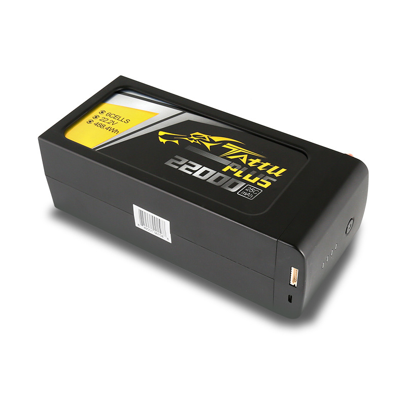 TATTU 22000mAh 25C 22 2V 6S Lipo Battery AS150 XT150 Plug for Intelligent Drones RC Model Aircraft - Image 4