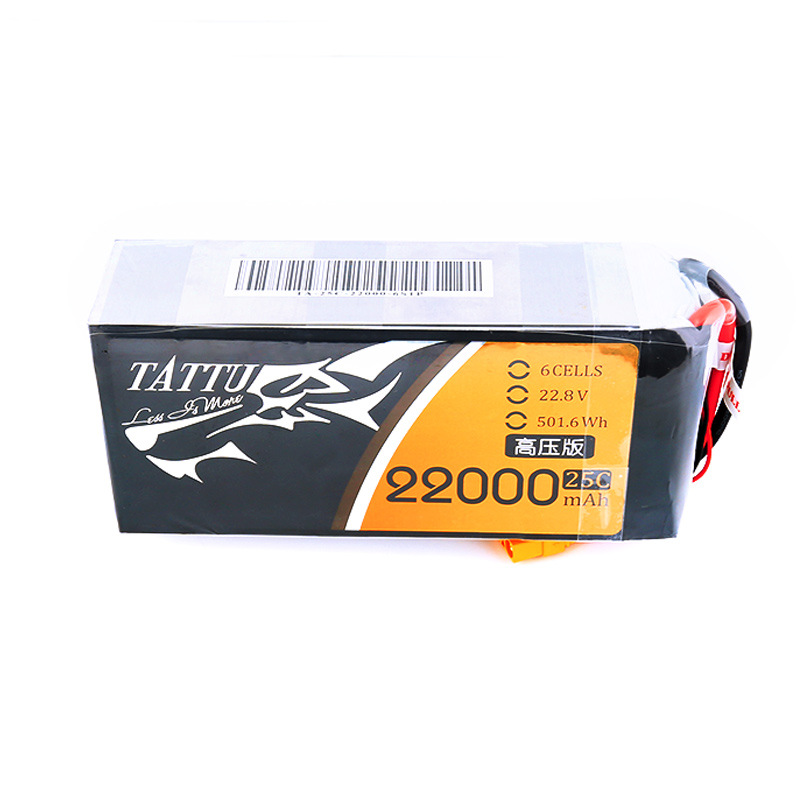 TATTU HV 22000mAh 25C 6S1P XT90-S LiPo Battery for UAV Plant Protection Mapping - Image 3