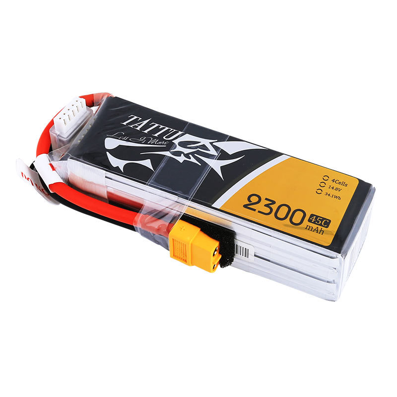 بطارية ليثيوم لطائرات FPV من Grignard Tattu بسعة 2300 مللي أمبير/ساعة و3 خلايا أو 4 خلايا، للتكبير العالي - Image 3