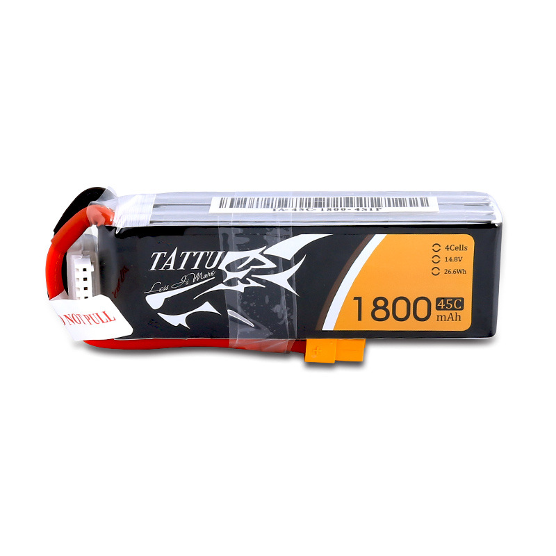 TATTU RLINE 1800mAh 95C 4S1P XT60 Lipo Battery for FPV Racing Drone Model Airplane - Image 3