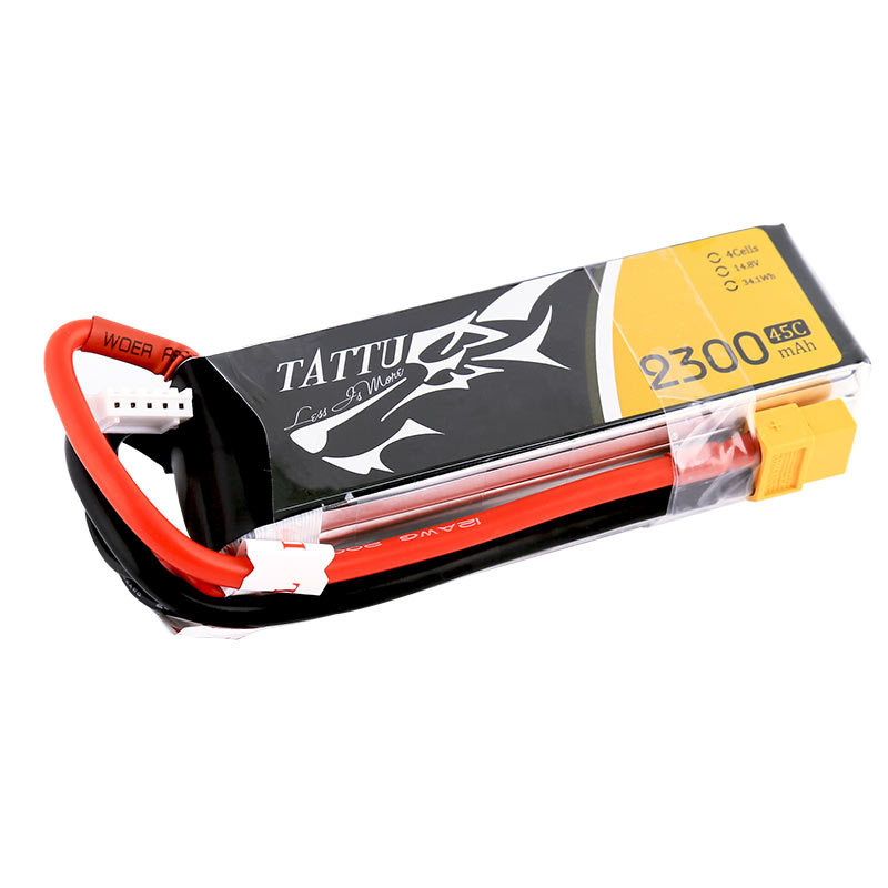 بطارية ليثيوم لطائرات FPV من Grignard Tattu بسعة 2300 مللي أمبير/ساعة و3 خلايا أو 4 خلايا، للتكبير العالي - Image 5