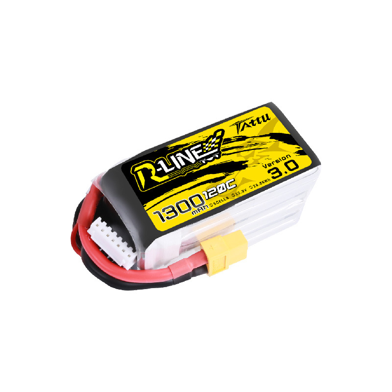 Grignard Tattu R-Line 6S 1300mAh 120C FPV Drone Lithium Battery Pack XT60 Connector - Image 5