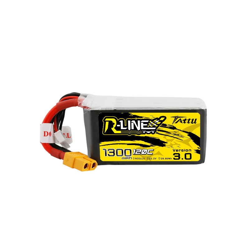 Grignard Tattu R-Line 6S 1300mAh 120C FPV Drone Lithium Battery Pack XT60 Connector - Image 4