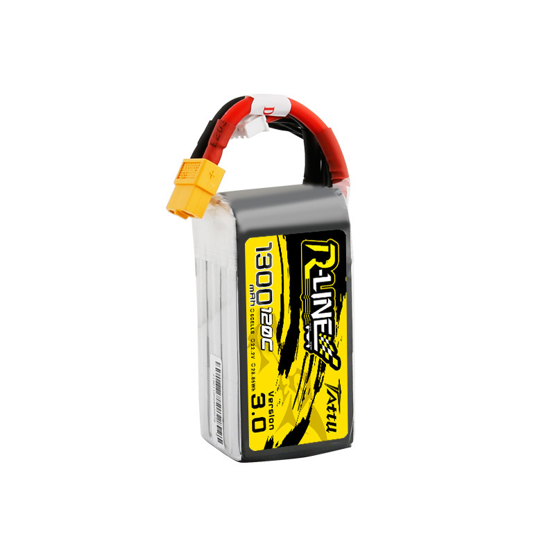 Grignard Tattu R-Line 6S 1300mAh 120C FPV Drone Lithium Battery Pack XT60 Connector - Image 2