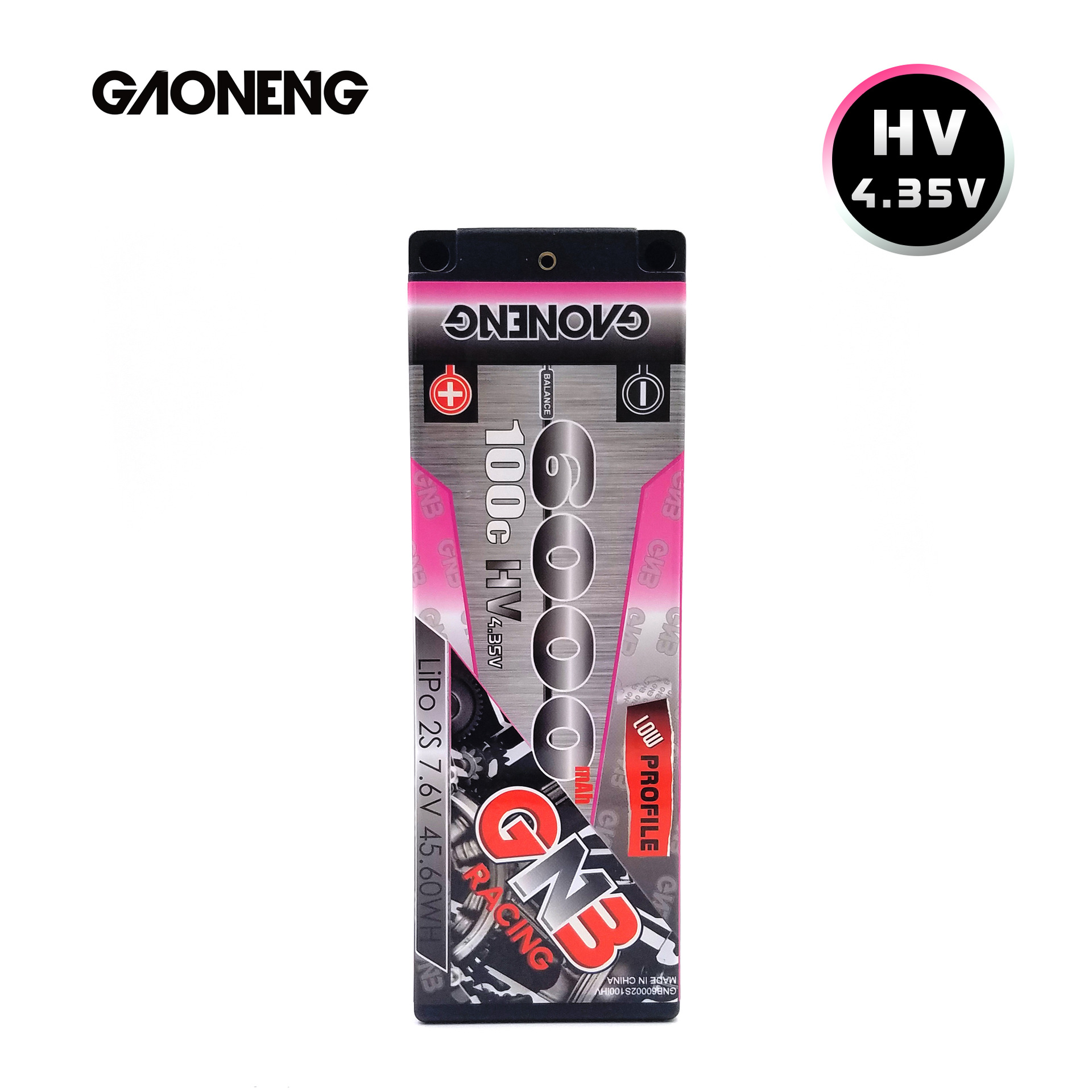 GNB Hochleistungs-Akku mit 6000 mAh, 2S, 7,6 V und 100 C für 1/10 RC-Rennmodelle GNB60002S100iHV - Image 5