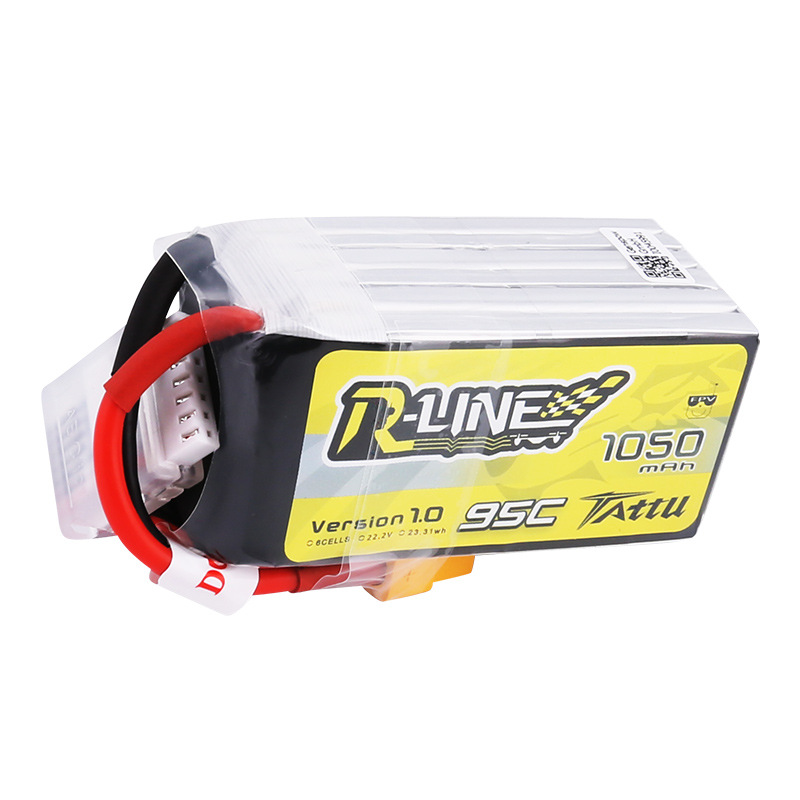 TATTU R-LINE 4S 6S 1050mAh 95C FPV Racing Drone Lipo Battery - Image 4