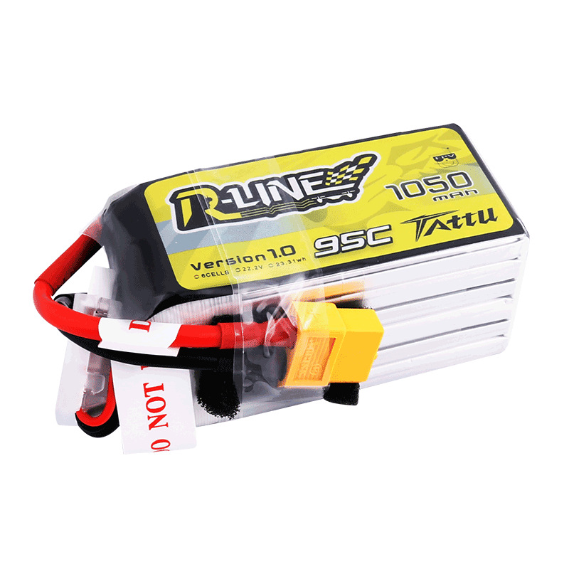TATTU R-LINE 4S 6S 1050mAh 95C FPV Racing Drone Lipo Battery - Image 5