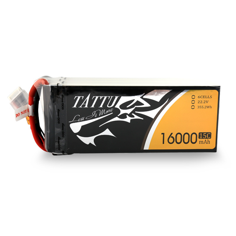 Grignard Tattu 22000mAh 22.2V 6S Lipo Battery 15C for RC Aircraft Drone - Image 4