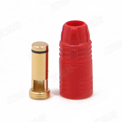 Amass AS150 7mm Gold Plated Fire Flame Plug Connector for RC UAV Battery - Image 2
