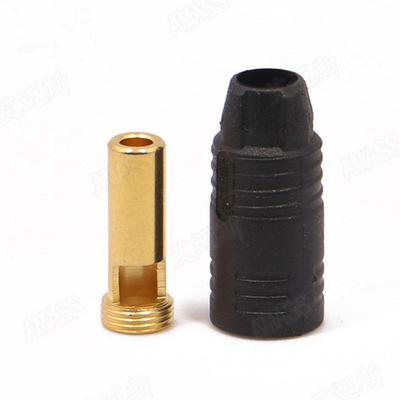 Amass AS150 7mm Gold Plated Fire Flame Plug Connector for RC UAV Battery - Image 3