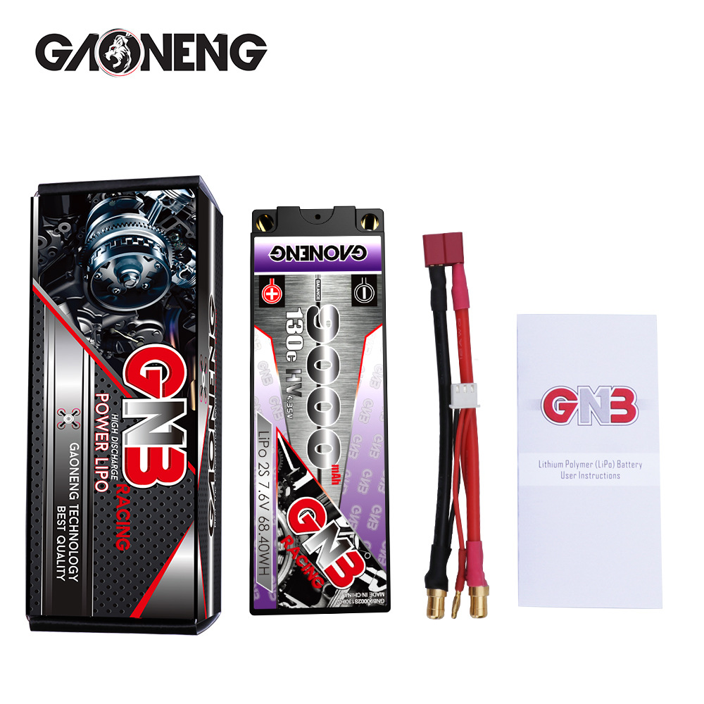 GNB 9000mAh 2S 7,6V 130°C HV-LiPo-Akku mit Kupferrohr und robustem Gehäuse für RC-Autos - Image 3