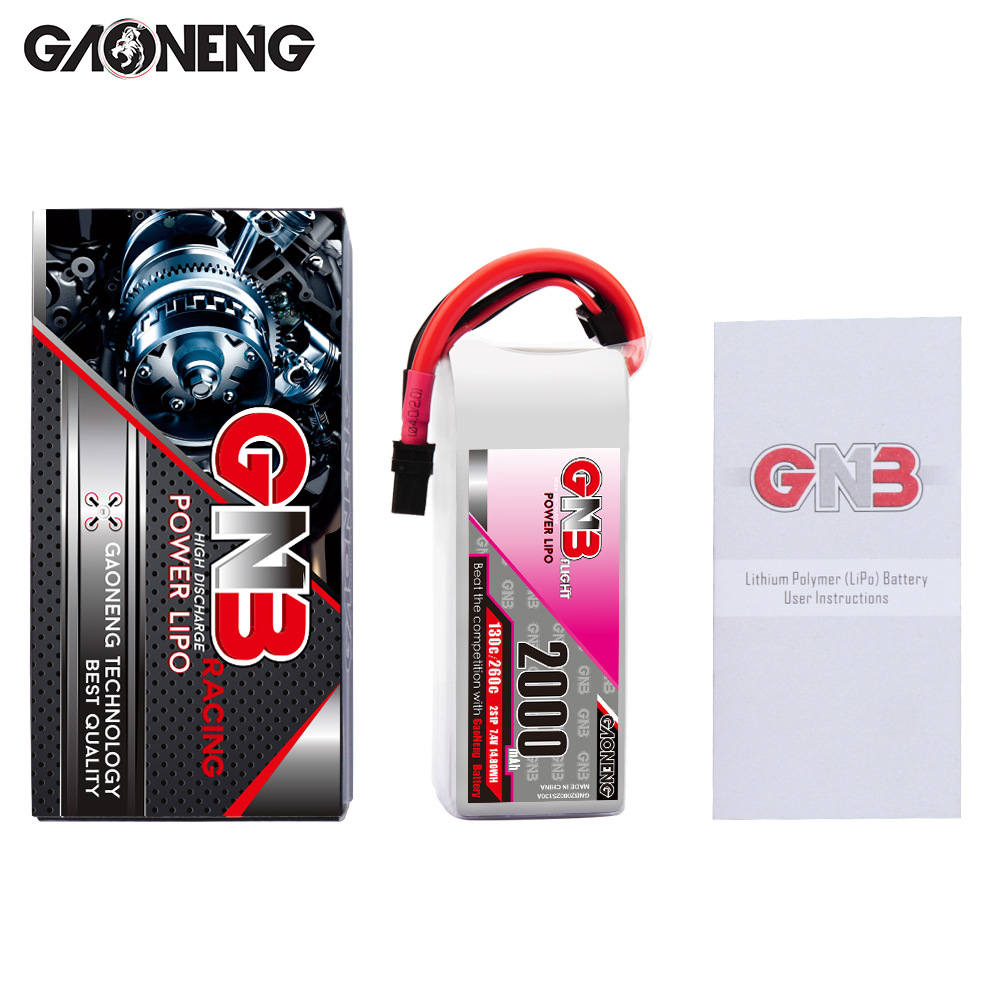 GNB High Energy 2000mAh 2S 7,4V 130C LiPo-Akku für RC-Autos und FPV-Drohnen - Image 3