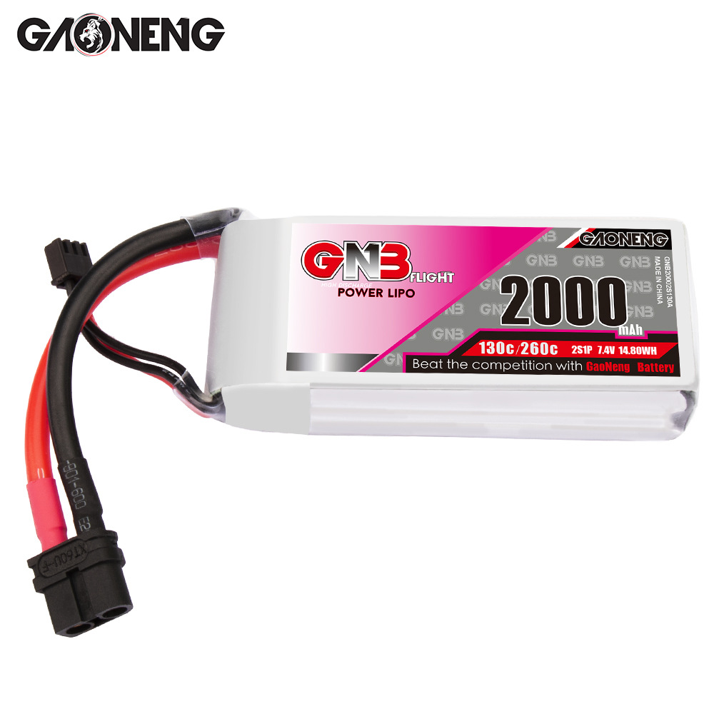 GNB High Energy 2000mAh 2S 7,4V 130C LiPo-Akku für RC-Autos und FPV-Drohnen - Image 4