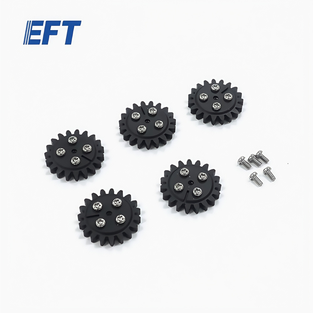 EFT Servo-Zahnräder aus Aluminiumlegierung – Reparaturteile für landwirtschaftliche Drohnen, Set mit 5 Stück - Image 4