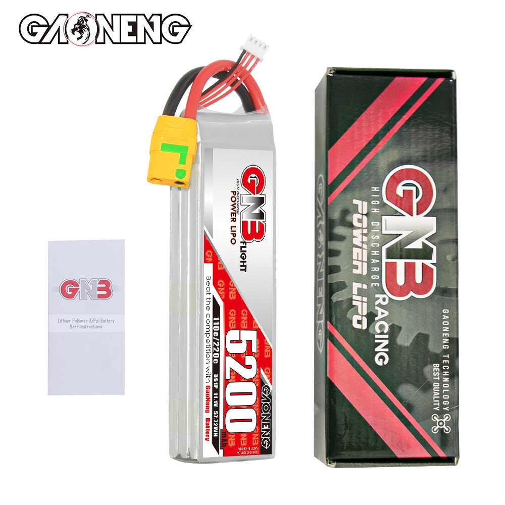 GNB High Energy 5200mAh 3S 11.1V 110C LiPo-Akku für RC-Autos, Schiffe, Panzer und Hubschrauber - Image 4