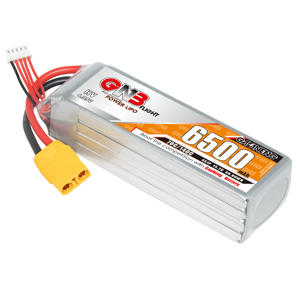 GNB Hochleistungs-Lipo-Akku mit 6500 mAh, 4S, 15,2 V und 70 C für RC-Autos, Schiffe und Hubschrauber – Modell GNB65004S70AHV - Image 3
