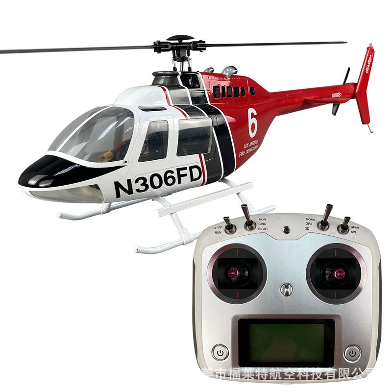 450 470 Level Bell 206 Realistic Remote Control Helicopter Model with Flight Control - Image 5