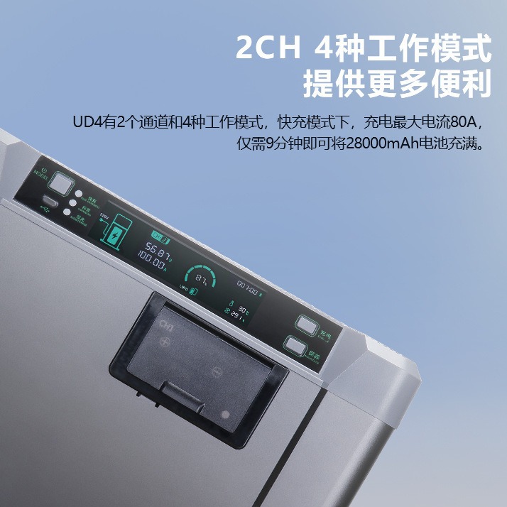 Зарядное устройство EvPeak Yonghang UD4 6000 Вт 80 А для аккумуляторов сельскохозяйственных дронов - Image 3