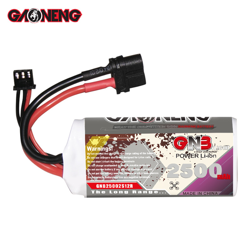 GNB 2500mAh 2S 7,4V 12C LiPo 18650 FPV-Akku für RC-Flugmodelle - Image 4