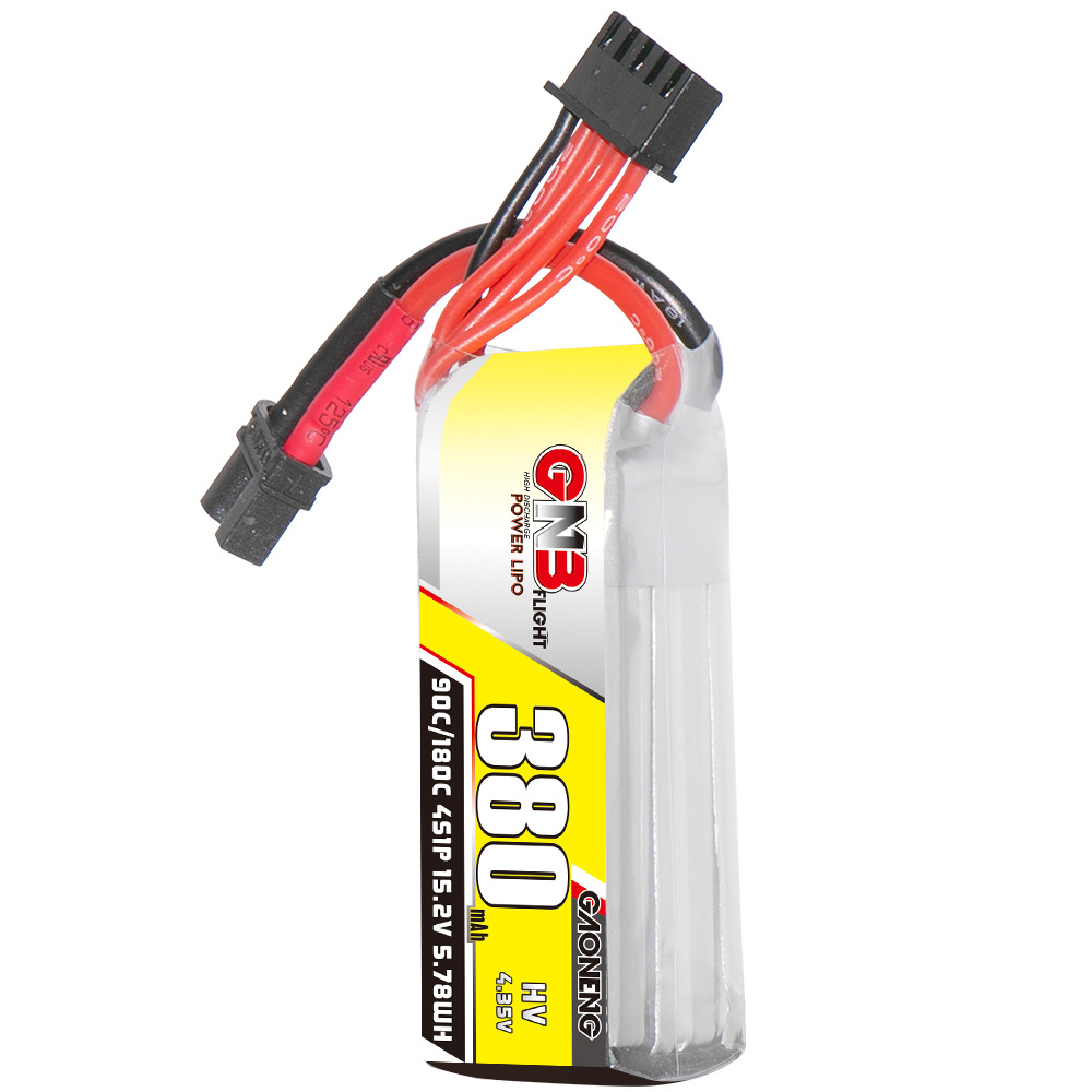GNB High Energy 380mAh 4S 152V 90C HV Lipo Battery for FPV Drone RC Aircraft Model - Image 5