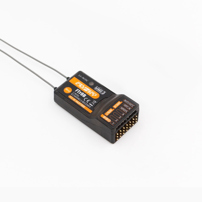 Flysky FTR8B 24G 8 Channel Dual Antenna Receiver for NB4 PL18 FRM302 RC Transmitters - Image 3