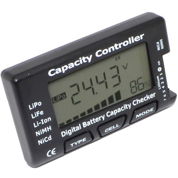 Cellmeter-7 Digital Battery Tester 2-7S Voltage Display for RC Aircraft Lithium Batteries - Image 3